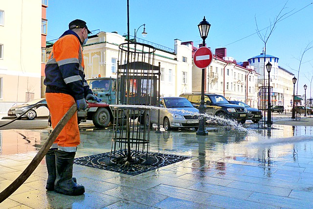 В Сыктывкаре готовятся к дезинфекции улиц