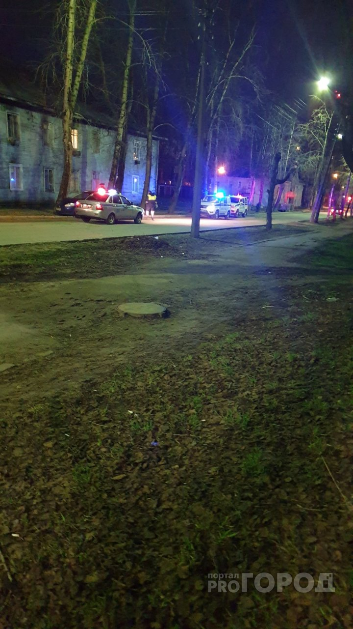 Поздно вечером в Сыктывкаре иномарка въехала в дерево (фото)