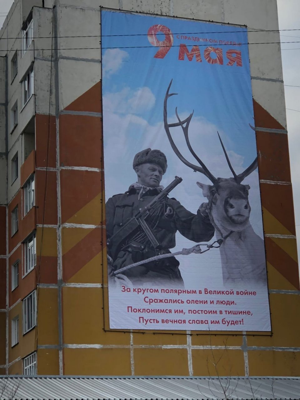 В Коми к 9 Мая повесили плакат с фотографией финского фашиста