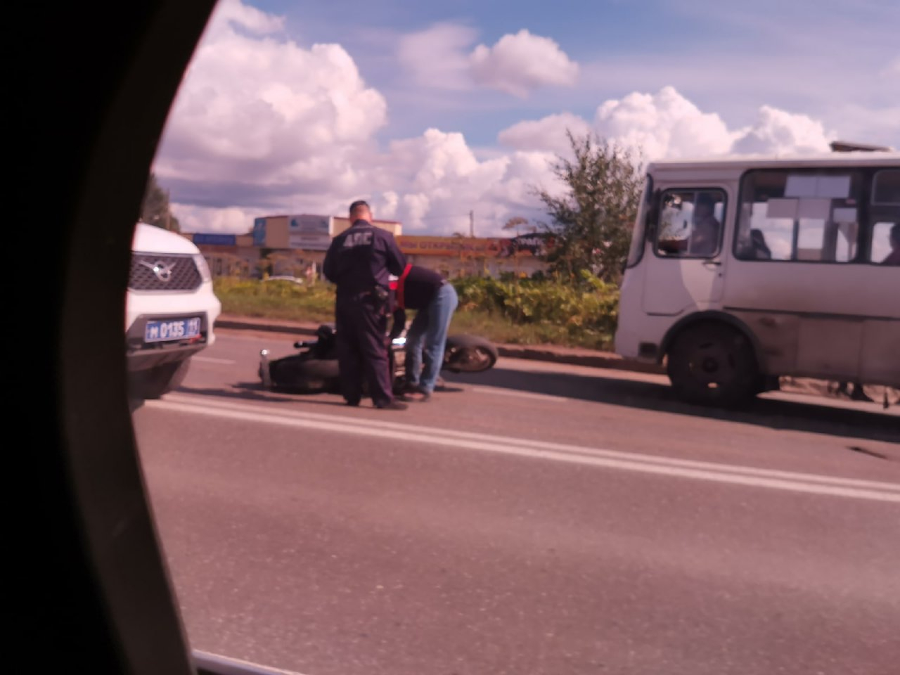 Появились подробности ДТП с мотоциклистом на Сысольском шоссе в Сыктывкаре
