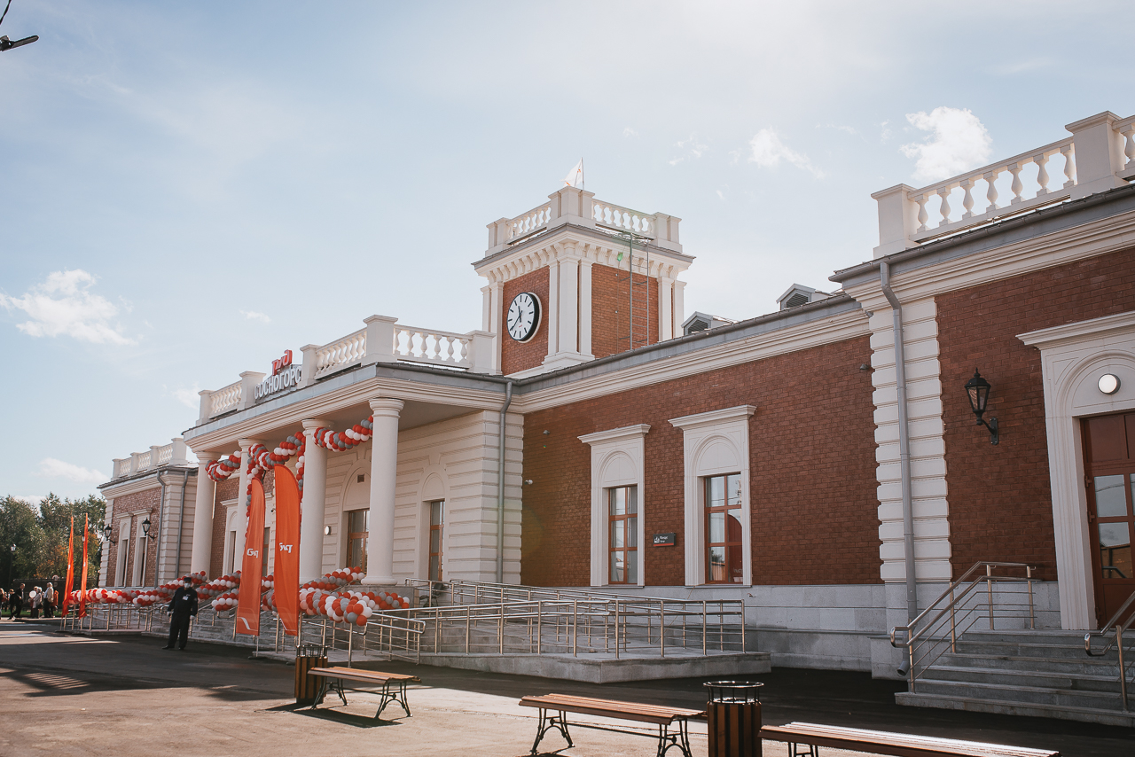 В Сосногорске начал работу новый железнодорожный вокзал