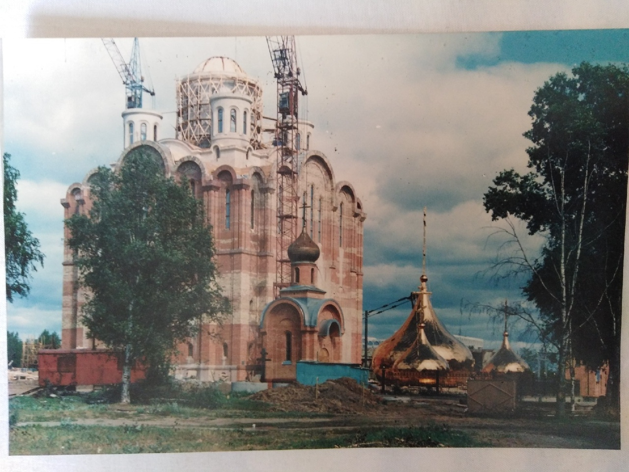 Фото дня в Сыктывкаре: строительство Свято-Стефановского собора