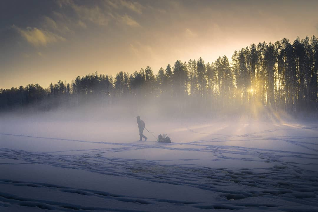 Фото дня в Сыктывкаре: загадочный зимний туман