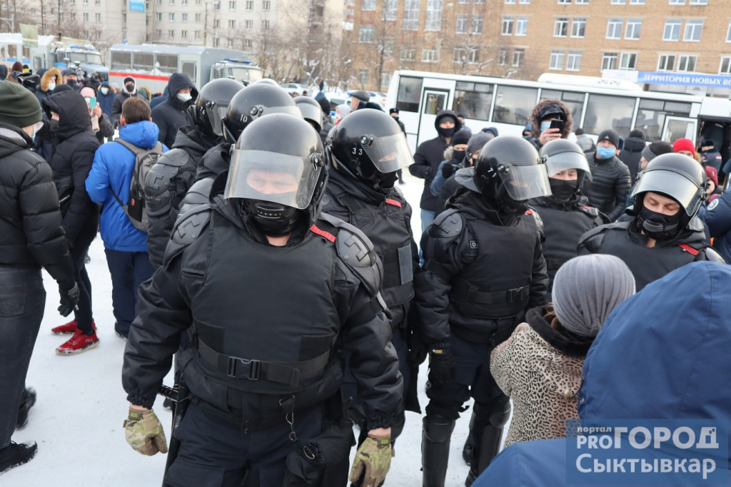 В Сыктывкаре осудили 56 участников митинга в поддержку Навального 31 января