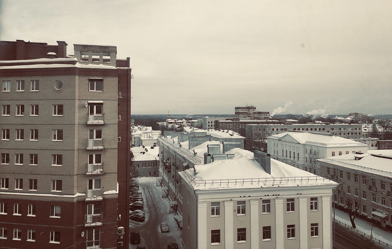 Фото дня в Сыктывкаре: строгие линии и холод