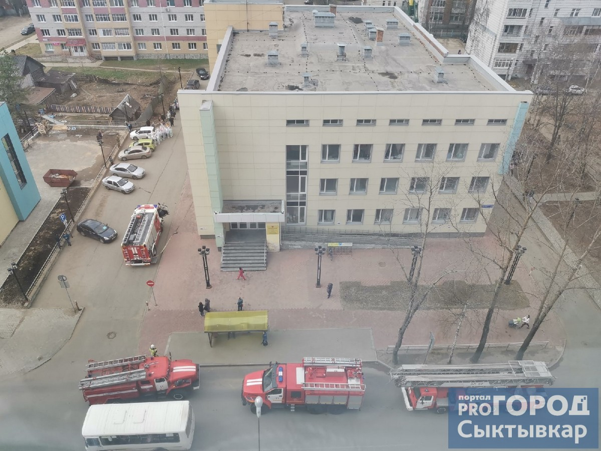 В Сыктывкаре эвакуировали ковидный центр