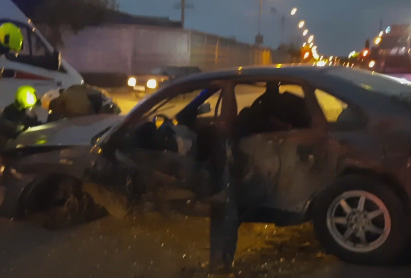 В Сети появилось видео с места жесткого ДТП в Воркуте