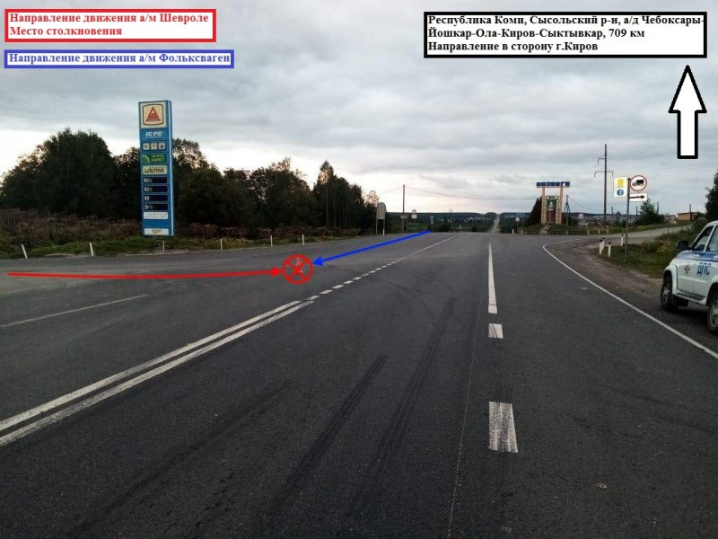 Дама за рулем устроила ДТП с тремя пострадавшими в коми селе