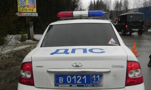 В Сыктывкаре водитель сбил молодую девушку
