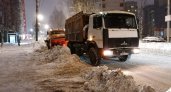 За сутки из Сыктывкара вывезли почти две тысячи кубометров снега