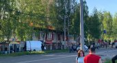 В Сыктывкаре произошел пожар в районе Гаражной улицы