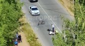 Пьяный велосипедист упал на дороге и повредил себе веко