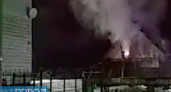 В Сыктывкаре полыхало новое здание