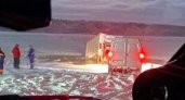 На переправе в Коми под лед провалился грузовик