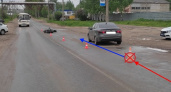 В Сыктывкаре водитель Kia протаранил мотоциклиста