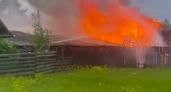В одном из поселков в Коми сгорел дом