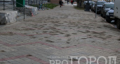 Ремонт тротуара на улице Ленина в центре Сыктывкаре подорожал на миллион рублей