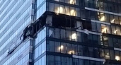 Беспилотник врезался в башню "Москва-Сити"