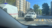 Мотоциклист, которого сбили в центре Сыктывкара, срочно доставлен в больницу с травмами