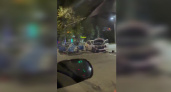 Очевидцы засняли на видео серьезную аварию в центре Сыктывкара