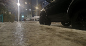 Сыктывкарцы пожаловались на сильный гололед в городе