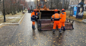 В Сыктывкаре убирают урны и скамейки на "зимнюю спячку" 