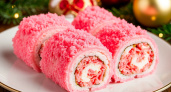 Рулет с крабовыми палочками «Розовое облачко». Необычная закуска на Новогодний стол
