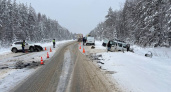 На трассе в Коми иномарка столкнулась с "Ладой": шесть человек пострадали 