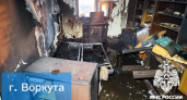 В Коми из горящей квартиры спасли мужчину 