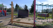 В одном из северных городов Коми после комплексного обновления открылась детская площадка