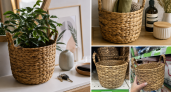 Плетёная корзинка за 299 рублей из Fix Price: скупаю их по несколько штук и заменяю ими кучу декора