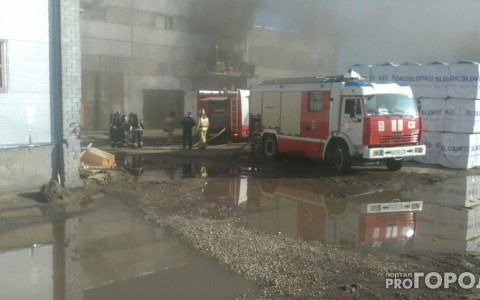 Пожар в сушильном цехе ЛДК в Сыктывкаре локализован