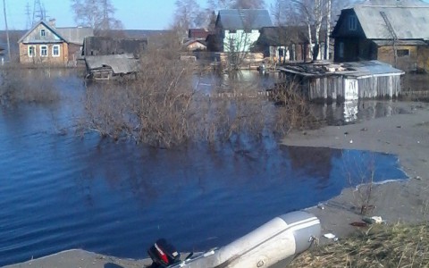 В Сыктывкаре затопило местечко Лесозавод (фото)