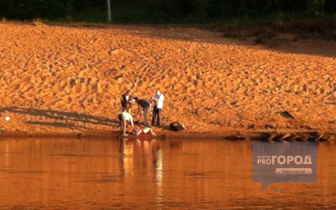 Появились фото момента, когда обнаружили первого ребенка, утонувшего в Сыктывкаре