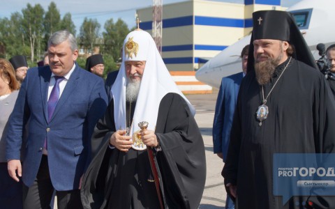 В Сыктывкар прибыл святейший патриарх Московский и Всея Руси Кирилл (фото, видео)