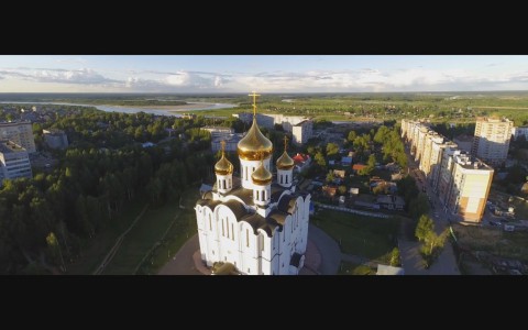 В Сети появилось видео Сыктывкара с высоты птичьего полета