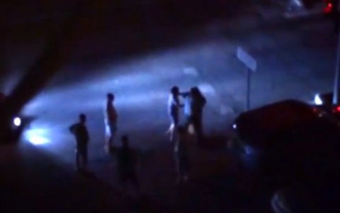 Ссора влюбленных закончилась мордобоем