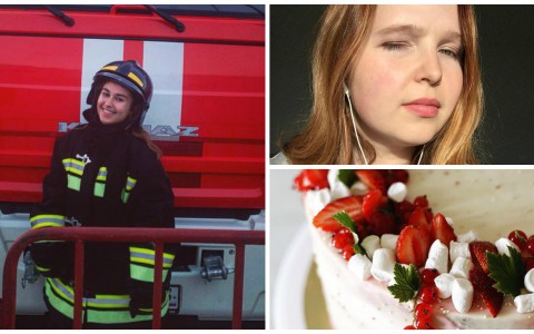 Сыктывкарское утро 26 июля в Instagram: девушка-пожарный, «рыжее» селфи и ягодный торт (фото)