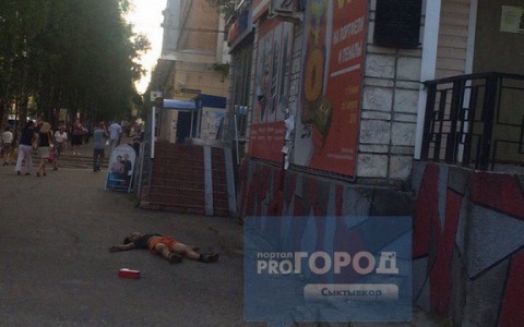 Появилось видео с места происшествия в Сыктывкаре, где подросток упал с многоэтажки