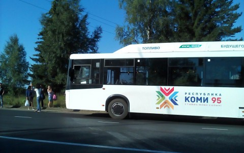 Стала известна причина поломки нового автобуса в Сыктывкаре