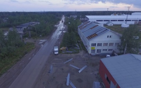 Последствия крупного урагана в Сыктывкаре сняли с высоты птичьего полета (видео)