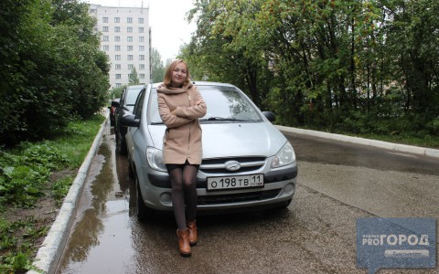 Авто и девушки в Сыктывкаре: Hyundai Getz и Наталья Елисеева, 22 года
