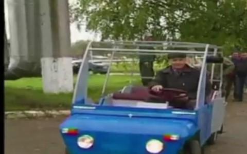Сыктывкарский умелец сконструировал электромобиль