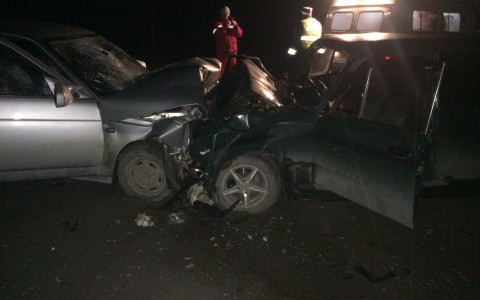В Коми друг в друга влетели два пьяных водителя