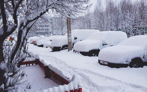 Небывалый снегопад в Сыктывкаре: лучшие фото и видео горожан из Instagram