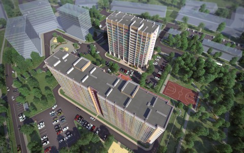 Жилой комплекс "Графика" расположился в центре Сыктывкара