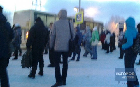 В Сыктывкаре на ходу задымился автобус (фото)