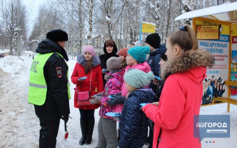 В Сыктывкаре школьники выходили на дорогу и останавливали водителей (фото, видео)
