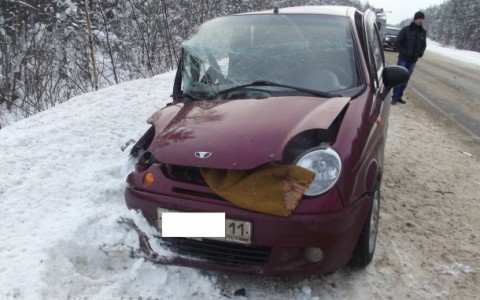 В Коми автоледи на Нуundаi влетела в Dаеwоо, есть пострадавшие (фото)