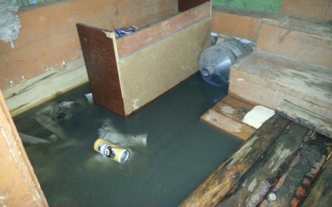 Сыктывкарцы уходят под воду вместе со своим домом (фото, видео)